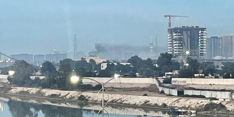 لە بەغدا بە درۆن هێرشکرایە سەر باڵیۆزخانەی ئەمریکا