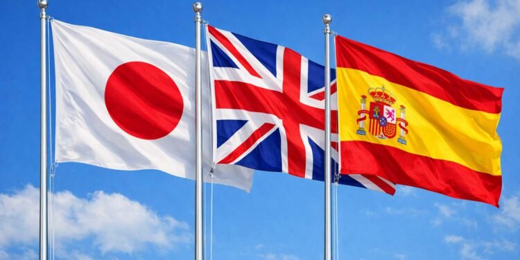 ژاپۆن و به‌ریتانیا و ئیسپانیا ناچنه‌ نێو جه‌نگی دژ به‌ ئێرانه‌وه‌