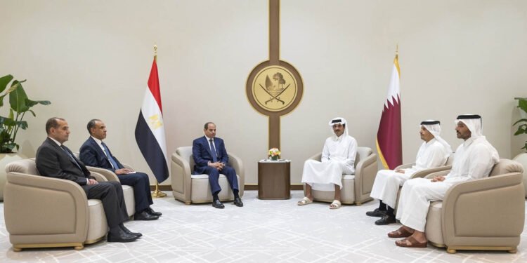 قەتەر و میسر جەخت لە چڕکردنەوەی هەوڵەکان بۆ راگرتنی جەنگ دەکەنەوە