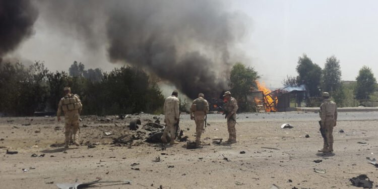 فڕۆکەیەکی ئەمریکی بارەگایەکی حەشدی شەعبی لە ئامرلی بۆردومان کرد