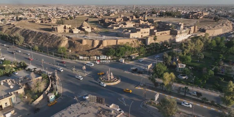 درۆنێک لە کەرکووک خرایە خوارەوە