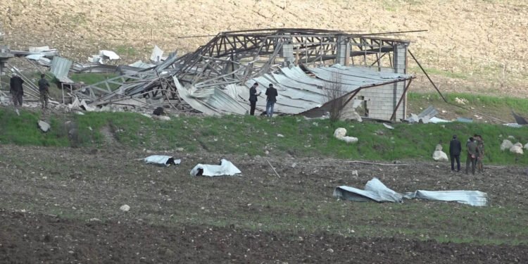 درۆن کارگەیەکی خەڵووزی لە خەلیفان خاپوور کرد