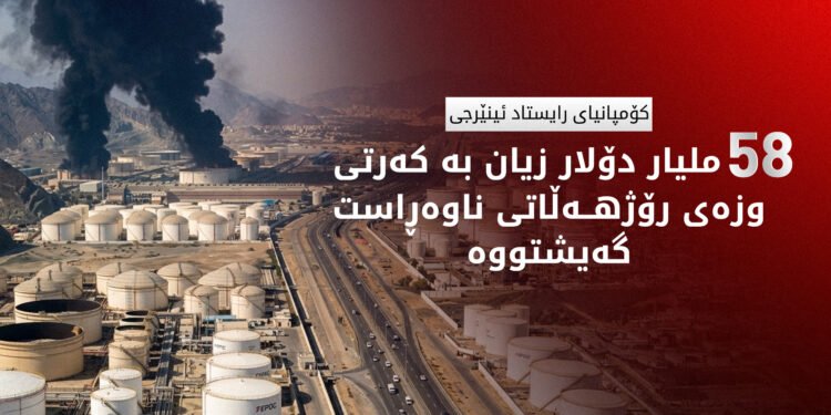 نۆژەنکردنەوەی دامەزراوەکانی وزەی رۆژهەڵاتی ناوەڕاست 46 ملیار دۆلاری تێدەچێت