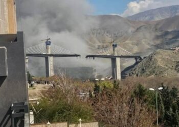 بەرزترین بەرزە پردی ئێران تێکشکا