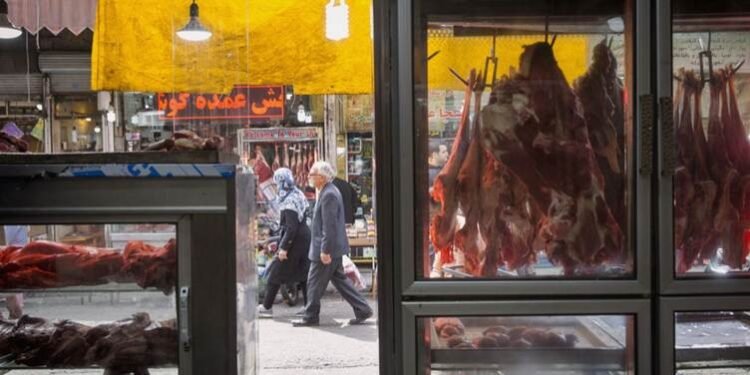 بەراورد بە سەرەتای جەنگ نرخی گۆشت لە ئێران 82٪…