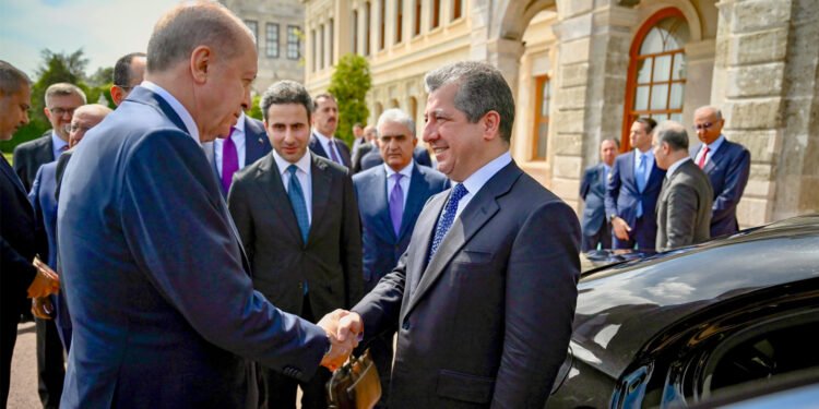 نێوەڕۆکی کۆبوونەوەی مەسرور بارزانی و رەجەب تەییب ئەردۆغان